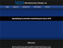 Tablet Screenshot of mfgandesign.com